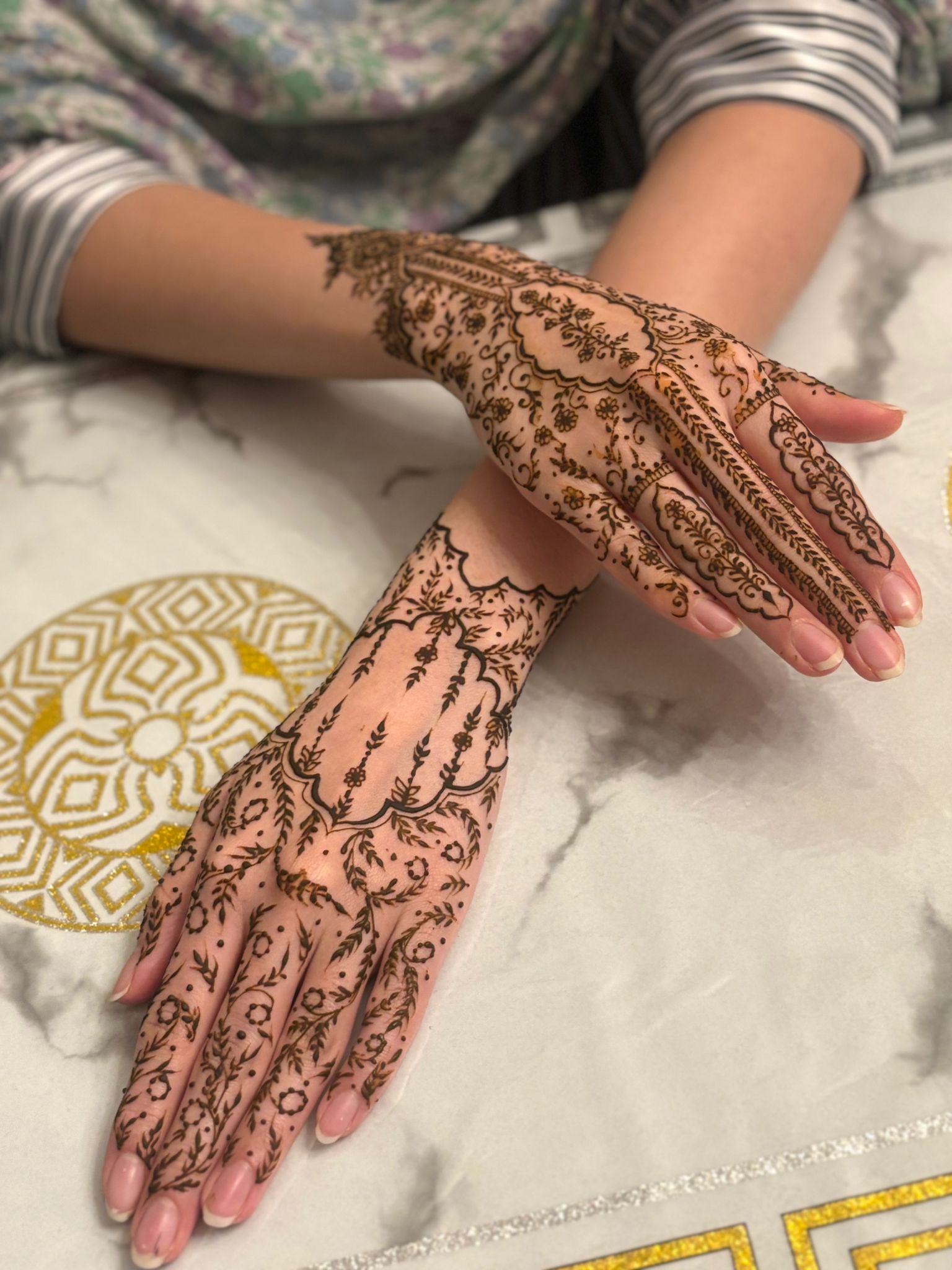 Intricate hand design
